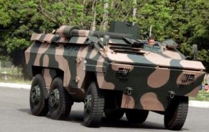 Some of the armoured vehicles manufactured in Brazil and popular in emerging countries 