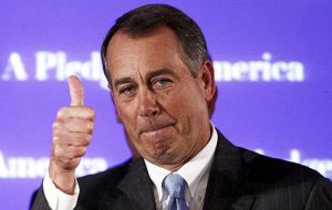 House Speaker Republican John Boehner applauded the successful votes
