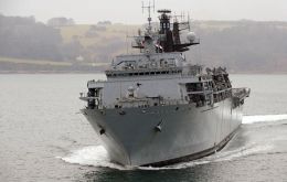 HMS Bulwark with French marines was involved in a major exercise, ‘Joint Warrior’ with nine other nations  