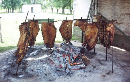 A typical River Plate barbecue 