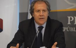 Uruguayan Foreign Affairs minister Almagro made the announcement <br />
