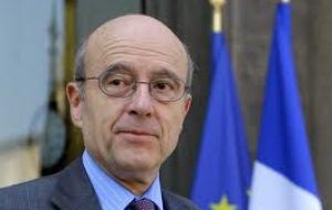 Foreign Affairs minister Juppé, ‘honour to Argentina”