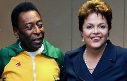 One of the greatest players of all times is now working directly with President Rousseff 