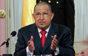 Chavez said compensation payment only in the local currency Bolivares  