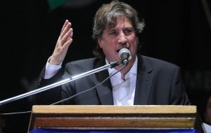 Only those laundering money or speculating with dollars have to fear according to Vice-president elect Boudou (Photo TELAM)