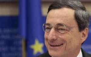 The Italian economist and banker Mario Draghi took over from Trichet