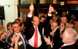 Chief Minister Peter Caruana won the last election back in 2007