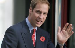 Prince Williams is expected in the Falklands during the period February/March 2012