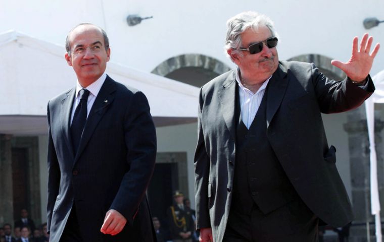 Mujica satisfied with the results of his visit to Mexico 