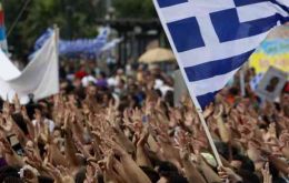 Protestors took to the streets in Athens and several Italian cities 