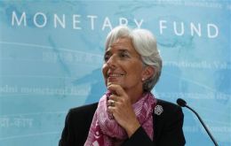 Lagarde has just been back from an extensive tour of Asian countries including China and Japan (Photo Reuters)