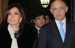 Timerman will be accompanying President Cristina Fernandez (L) to the summit and on an official visit to Venezuela 
