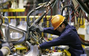 In China manufacturing activity was down and the US economy grew less than anticipated  