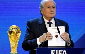 Delegates from the 208 member association in future would vote for the host countries of World Cups promised the FIFA chief  