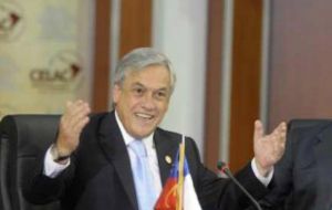 President Piñera will be hosting the next CELAC summit and Cuba in 2013