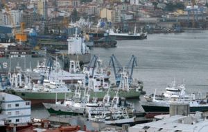 The port of Vigo, hub of the Spanish fishing industry 