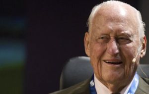 Havelange, 95, was a member of IOC for 48 years