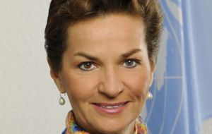Christiana Figueres expressed surprise at Ottawa’s decision  