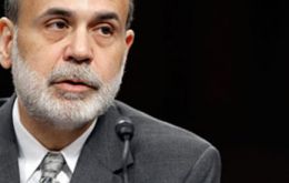 Bernanke, Fed chairman; US economy expected to advance at a moderate pace