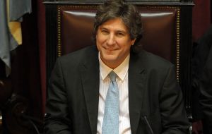 Vice-President Boudou will act as caretaker president for at least three weeks