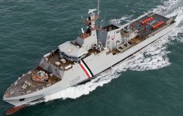 The Ocean Patrol Vessels were originally ordered from Vosper Thorneycroft in 2007