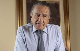 Eduardo Eurnekian has Carrasco airport concession and financed the Argentine Memorial at Darwin 