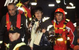 A Korean couple was among the latest to be rescued from the wreckage 