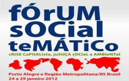 The World Social Forum is taking place in Porto Alegre