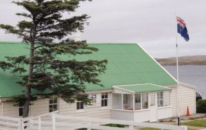 Gilbert House, seat of the Falklands Elected Legislative Assembly 