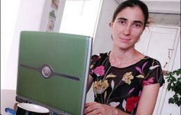 The Cuban blogger Yoani Sanchez was issued a tourist visa by Brazil 