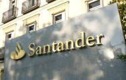 Banco Santander net profits in 2011 totaled 5.4 billion Euros 