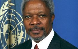 United Nations former secretary general, Kofi Annan was awarded the Nobel Peace in 2001.