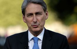 Hammond said London has no wish or intention of increasing or escalating the intensity” of debate with Argentina 