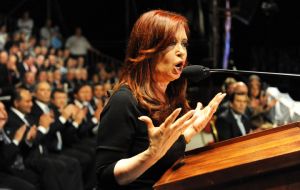 Almost in tears CFK promised to make whichever decision is necessary