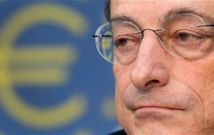 Mario Draghi said a “major, major credit crunch” was averted 