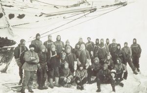 Shackleton and his team almost a hundred years ago 