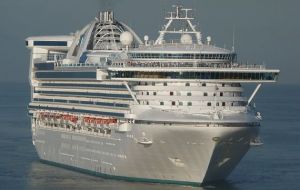  The “Star Princess” was originally scheduled to call in Ushuaia March 8