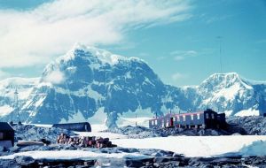 The former British Base A at Port Lockroy