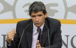 Raul Sendic, president of the Ancap board 