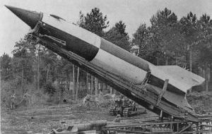 The rocket was introduced by the Germans in 1944 and was 14m long 