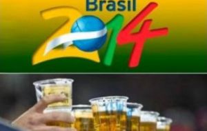 The ‘sponsors’ bill refers to the sale of alcohol in Brazilian stadiums currently barred