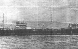 RFA Darkdale tanker went down October 1941, at Jamestown bay