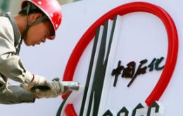 Chinese financial website says Sinopec was prepared to pay Repsol 15 billion for YPF 
