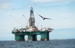 The Leiv Eiriksson rig will next move on to drill the larger Stebbing prospect (Photo FOGL)