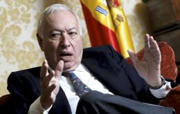 Foreign minister Garcia Margallo has considerably toned down his comments 