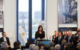 “History has been very generous with me”, said the Argentine president 