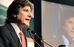 Amado Boudou addressing the conference on the Americas at the State Department  