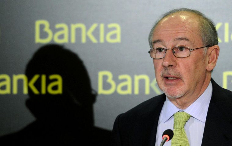 Former IMF chief Rato stepped down from Bankia on Monday  (Photo: AFP)