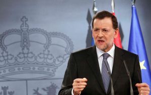 The survival of the Euro could be at stake if PM Rajoy is not convincing  