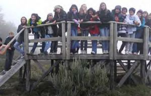 The students lived with host families, visited Torres del Paine park and enjoyed an “amazing time”